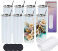 20 Oz 8 Pack Stainless Steel Glitter Sublimation Tumblers Z38055