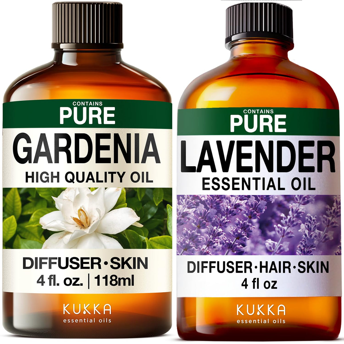 Gardenia & Lavender Essential Oil Set 2X 4 Fl Oz K556980