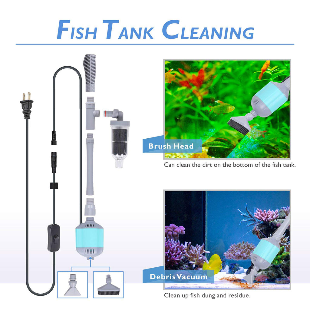 5 in 1 Aquarium Gravel Cleaner Tool Set 15W M869