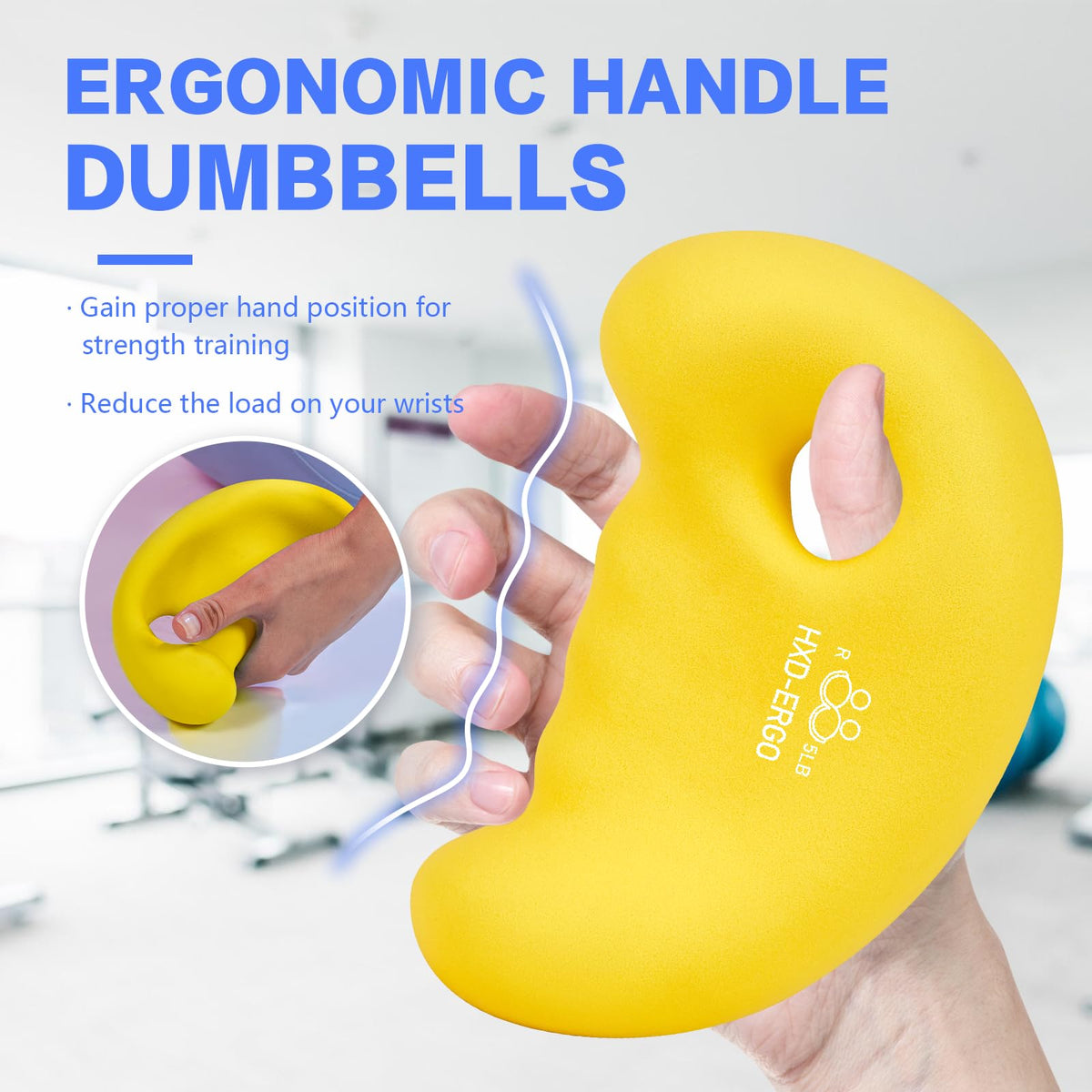 Ergonomic Dumbbells Weights Set U384051