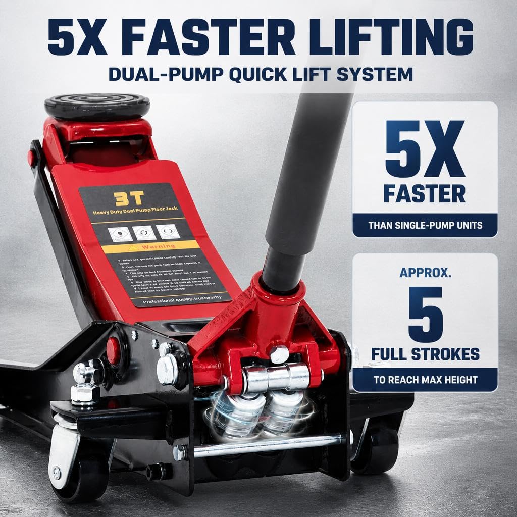 3 Ton Low Profile Steel Hydraulic Floor Jack M86973