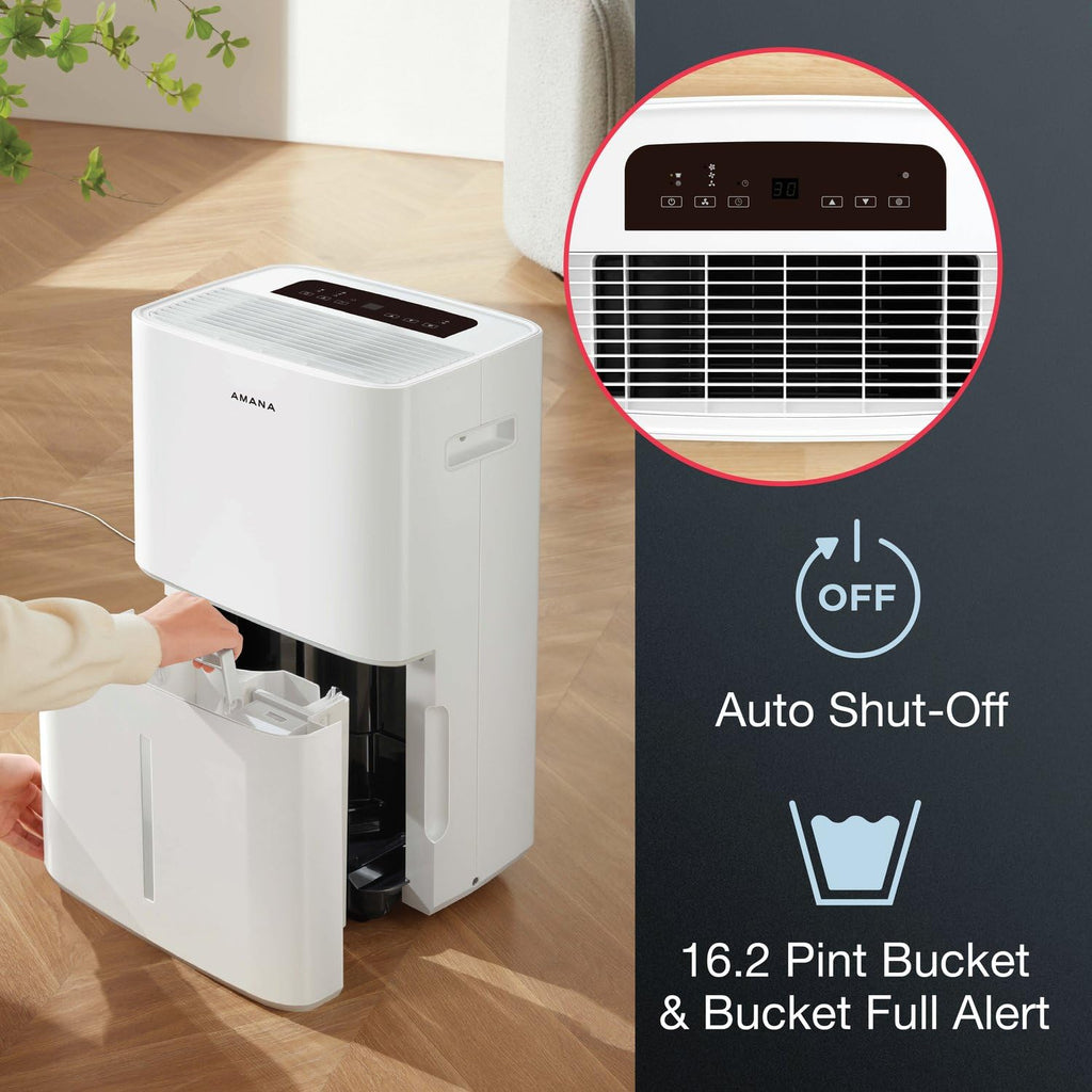 50-Pint Dehumidifier with 3 Speeds and Timer E160