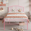 Twin Size Metal Bed Frame with Headboard and Footboard S94548