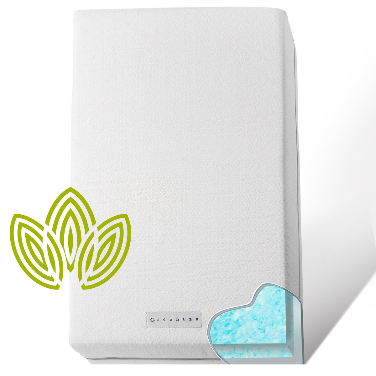 Organic Cotton 2-Sided Memory Foam Crib Mattress U83134