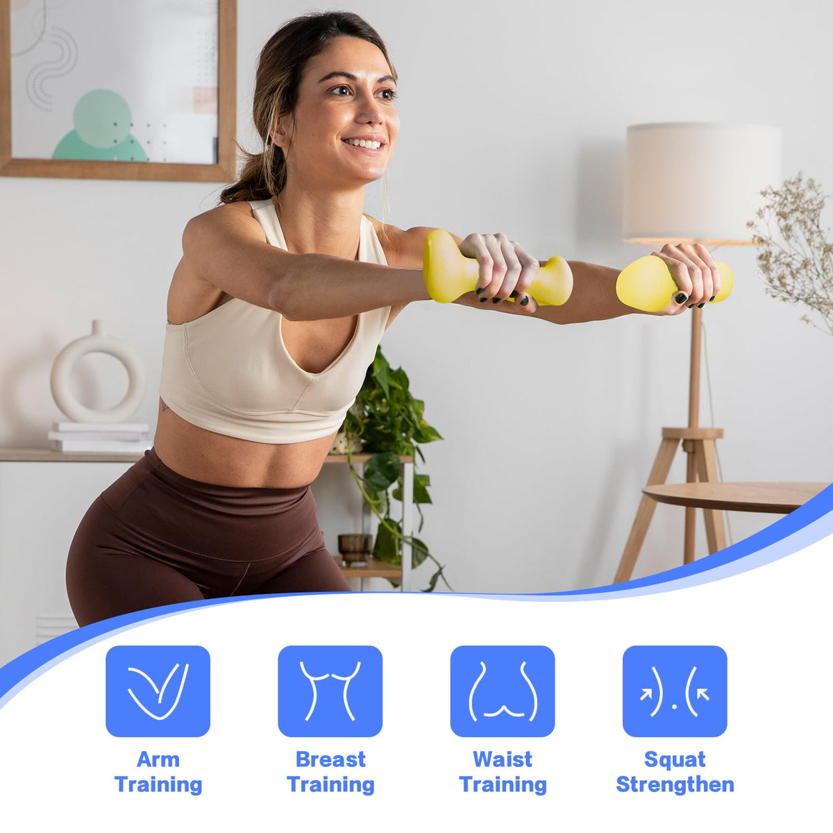 Ergonomic Dumbbells Weights Set U384051