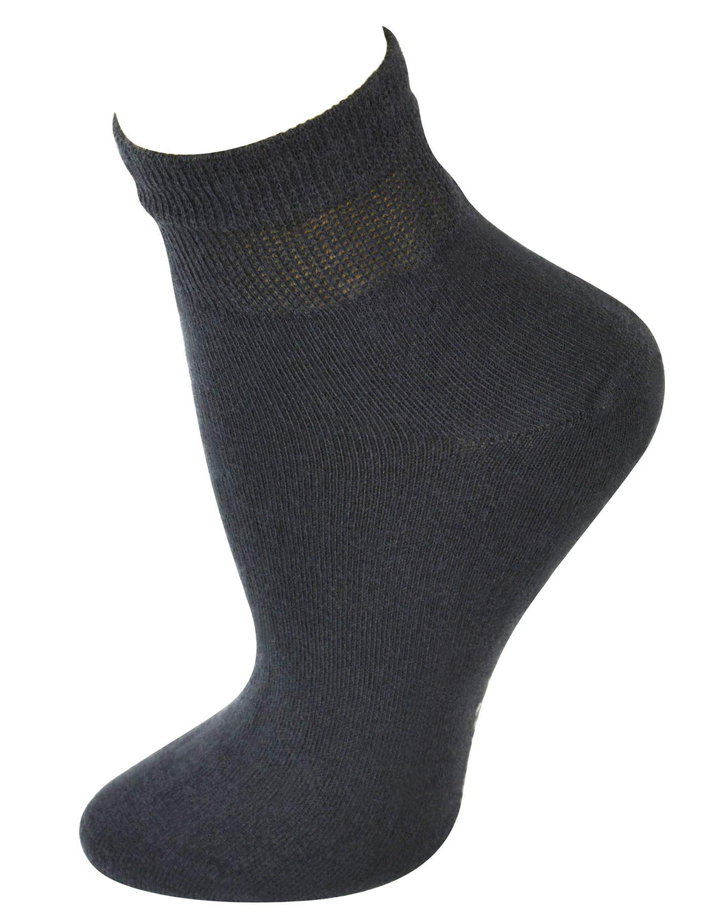Cotton Ankle Dress Socks with Seamless Toe I5431