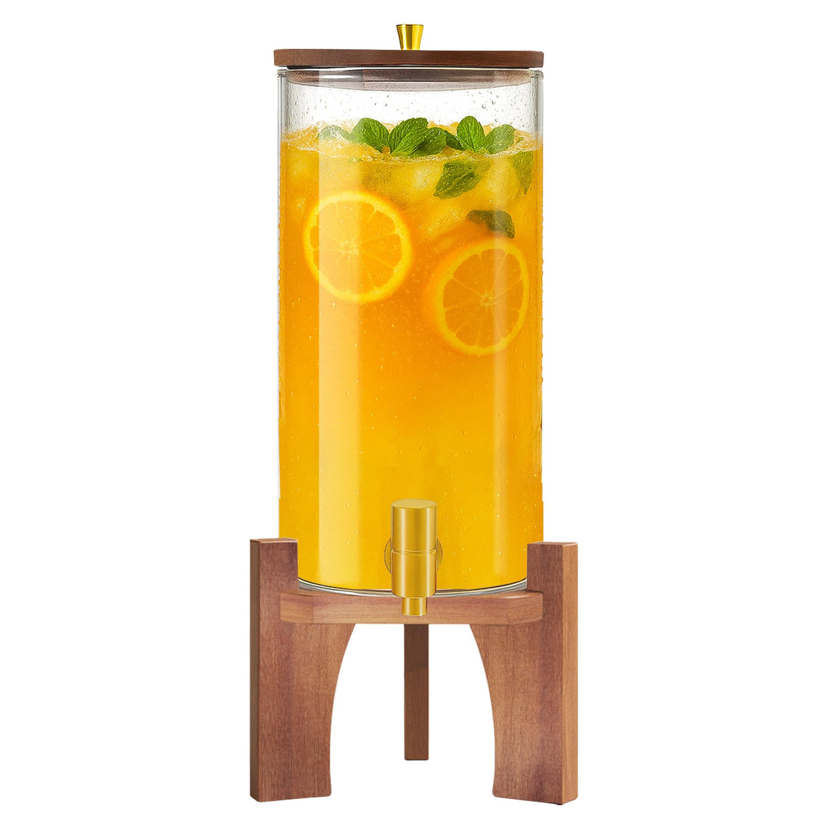 1.5 Gallon Glass Beverage Dispenser with Stand Z499160