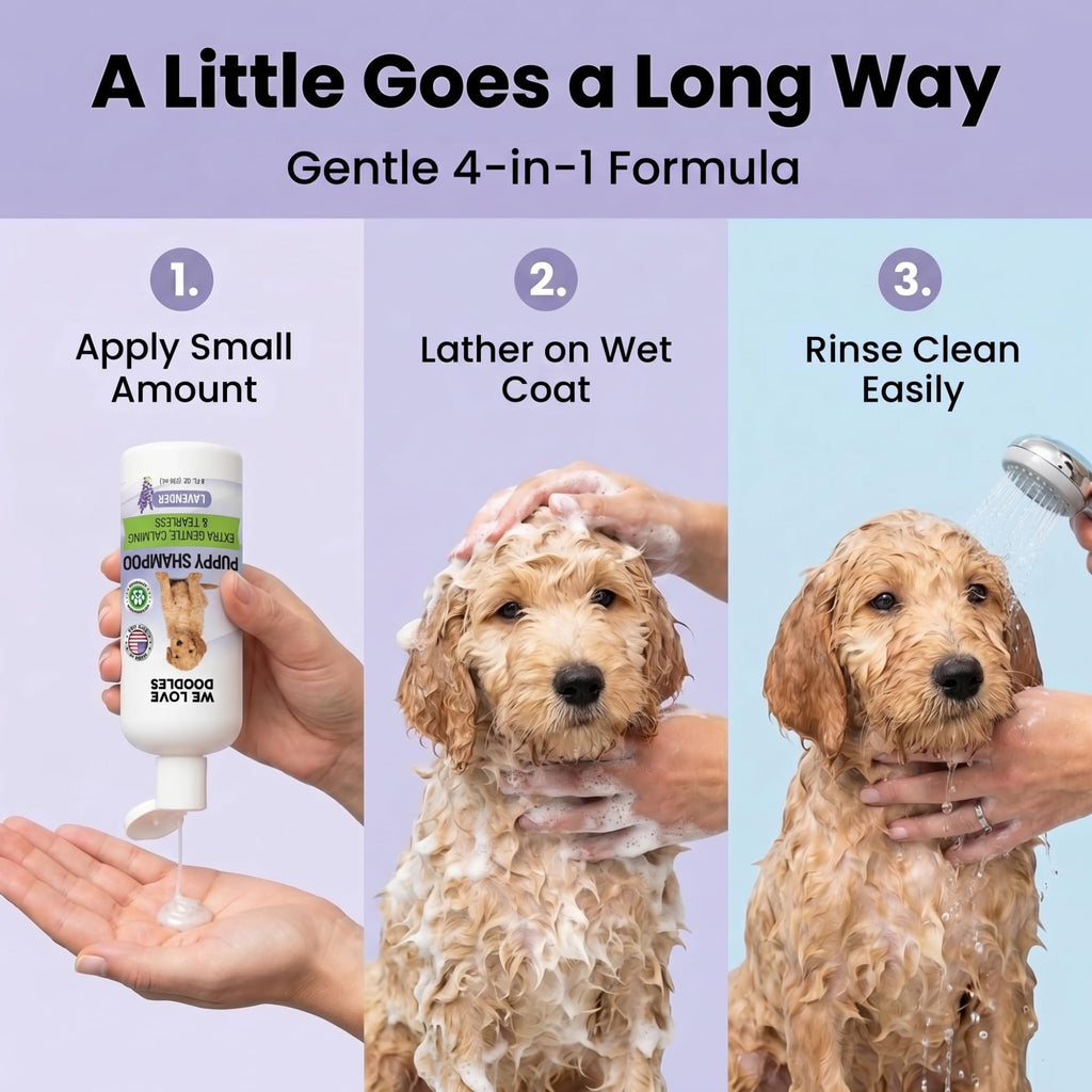 Tearless Hypoallergenic Puppy Shampoo & Conditioner 8 oz N883