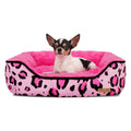 Washable Dog Bed Pink S Size G457