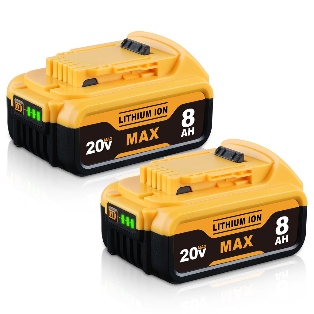 8.0Ah 2-Pack Rechargeable Replacement Battery D54045