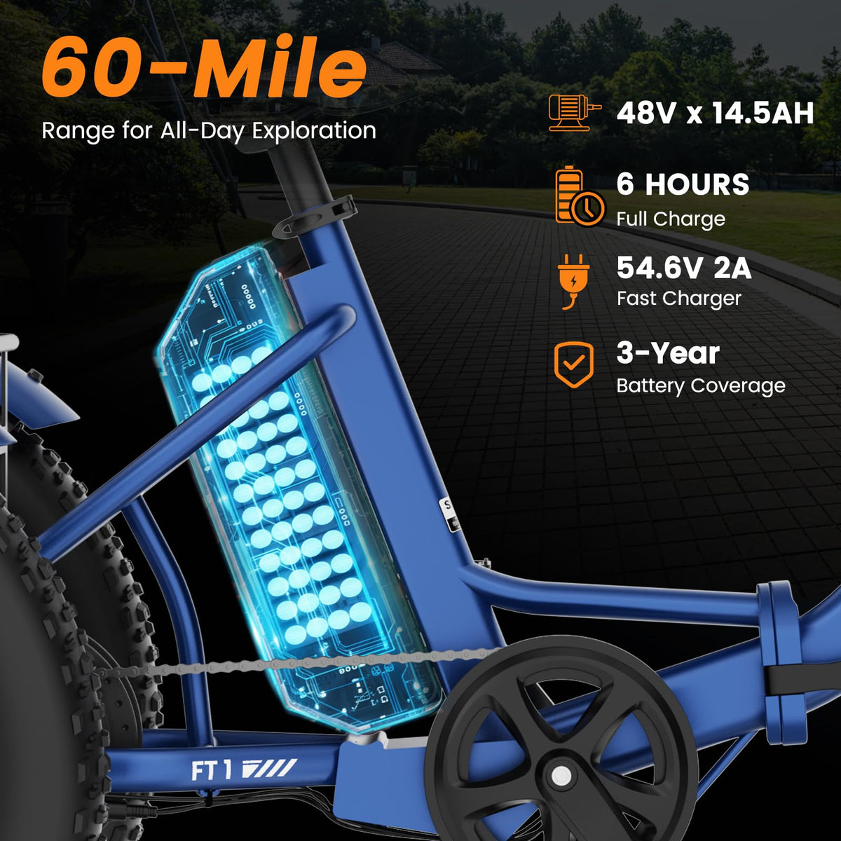 Electric Tricycle for Adults 500W 20" Fat Tire Q825408