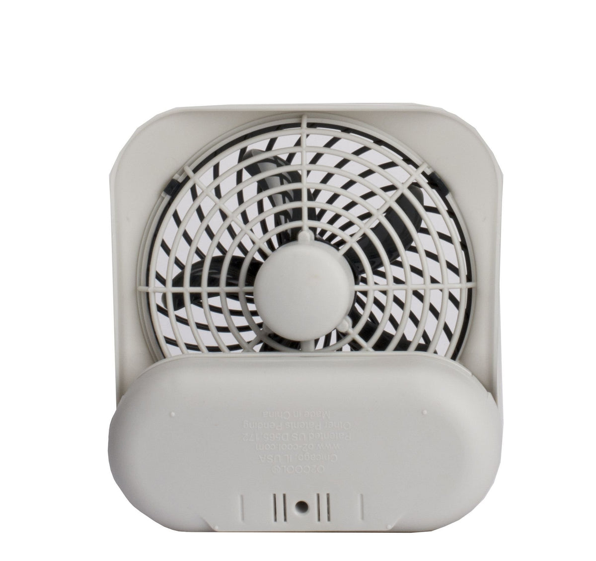 Portable Battery Powered Desk Fan 2-Speed Grey E450335