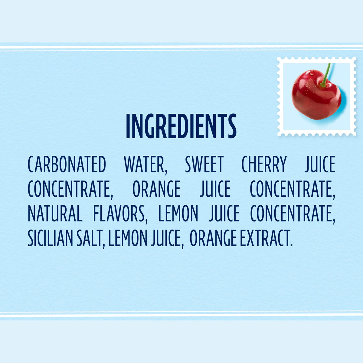 Cherry Sparkling Water 24 Pack D2548