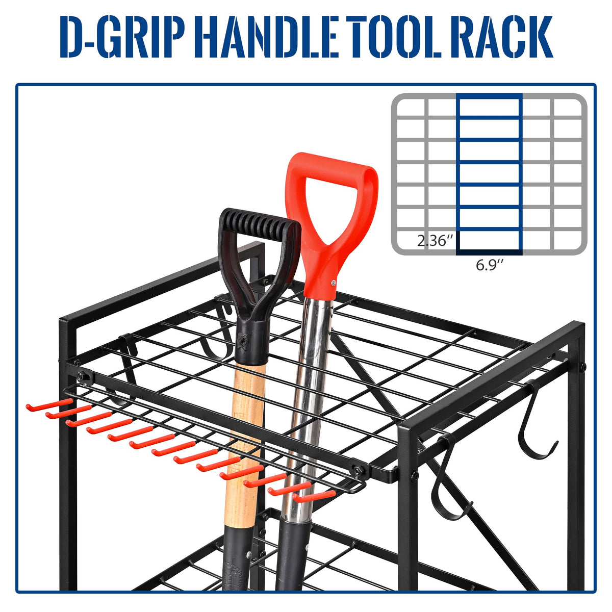 Rolling Garden Tool Organizer B562