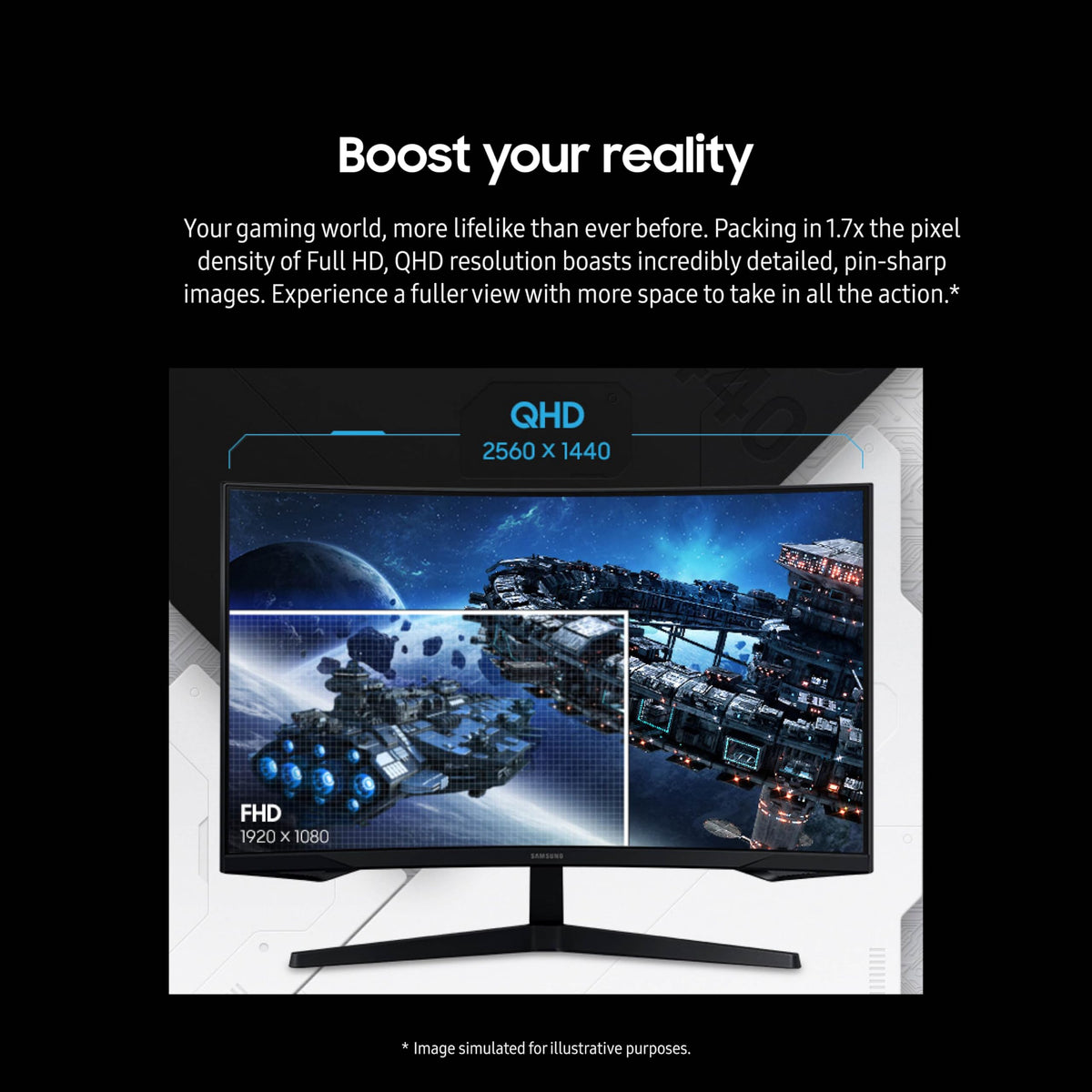 27-Inch QHD 1000R Curved Gaming Monitor B4216