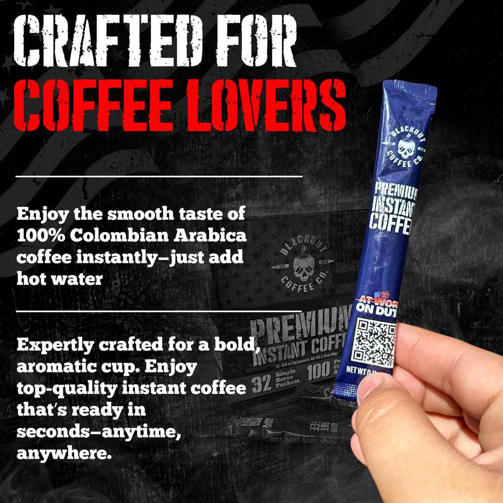 Colombian Arabica Instant Coffee Medium Roast 32 Count T32726