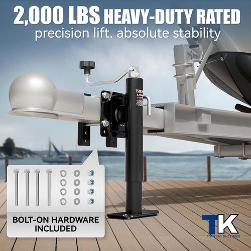 2000 lbs 10in Lift Compact Boat Trailer Jack J18351