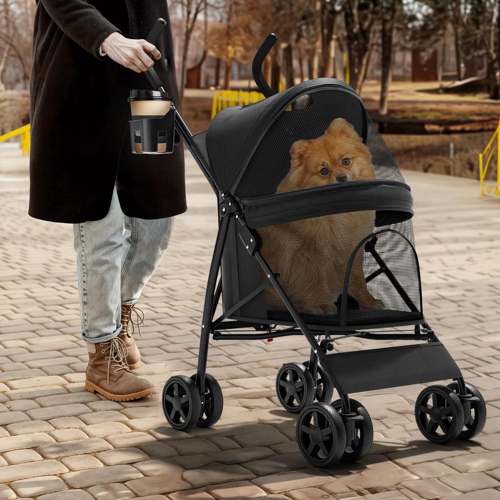 Compact Fold Pet Travel Stroller T400