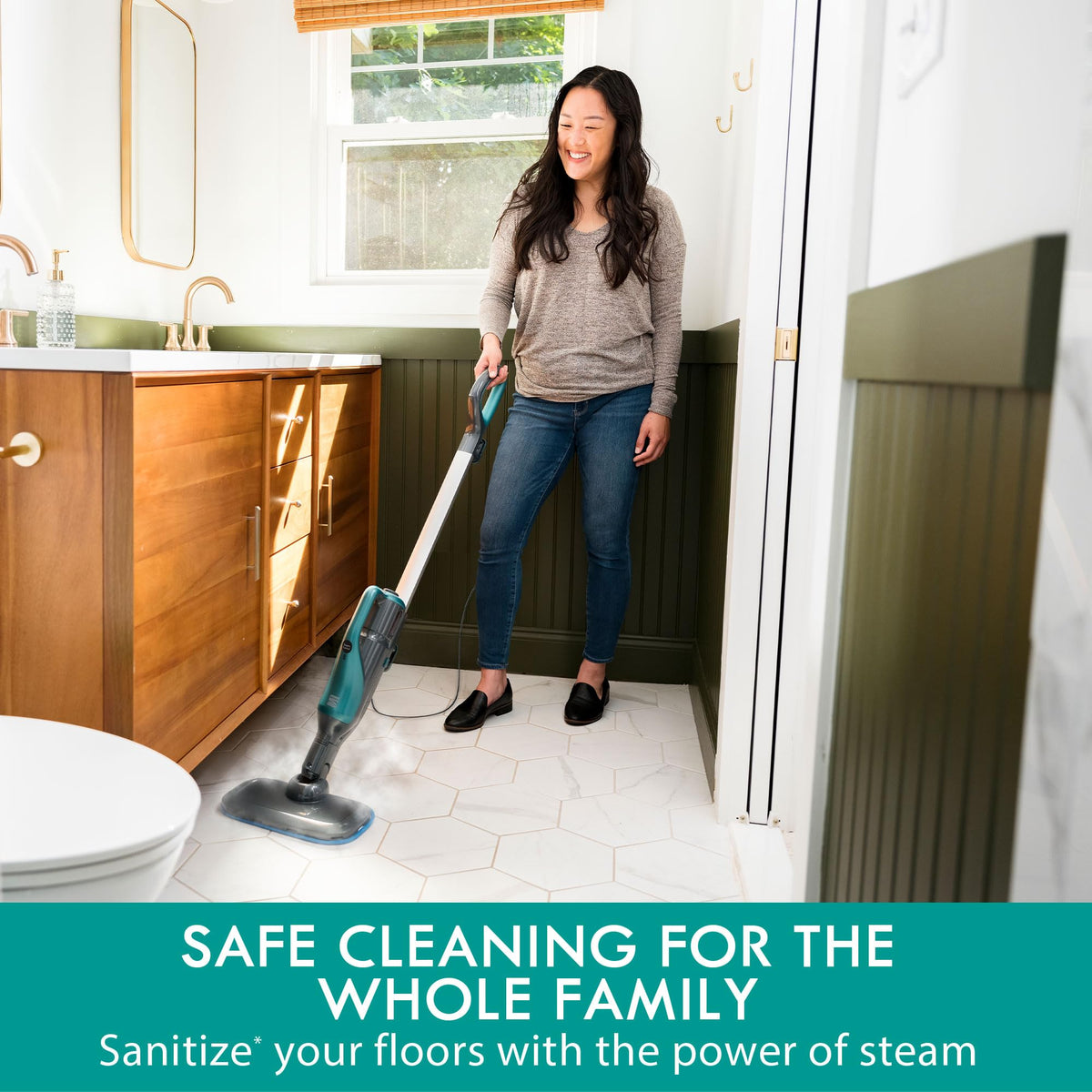2-in-1 Steam Mop Hard Floor Cleaner R916923