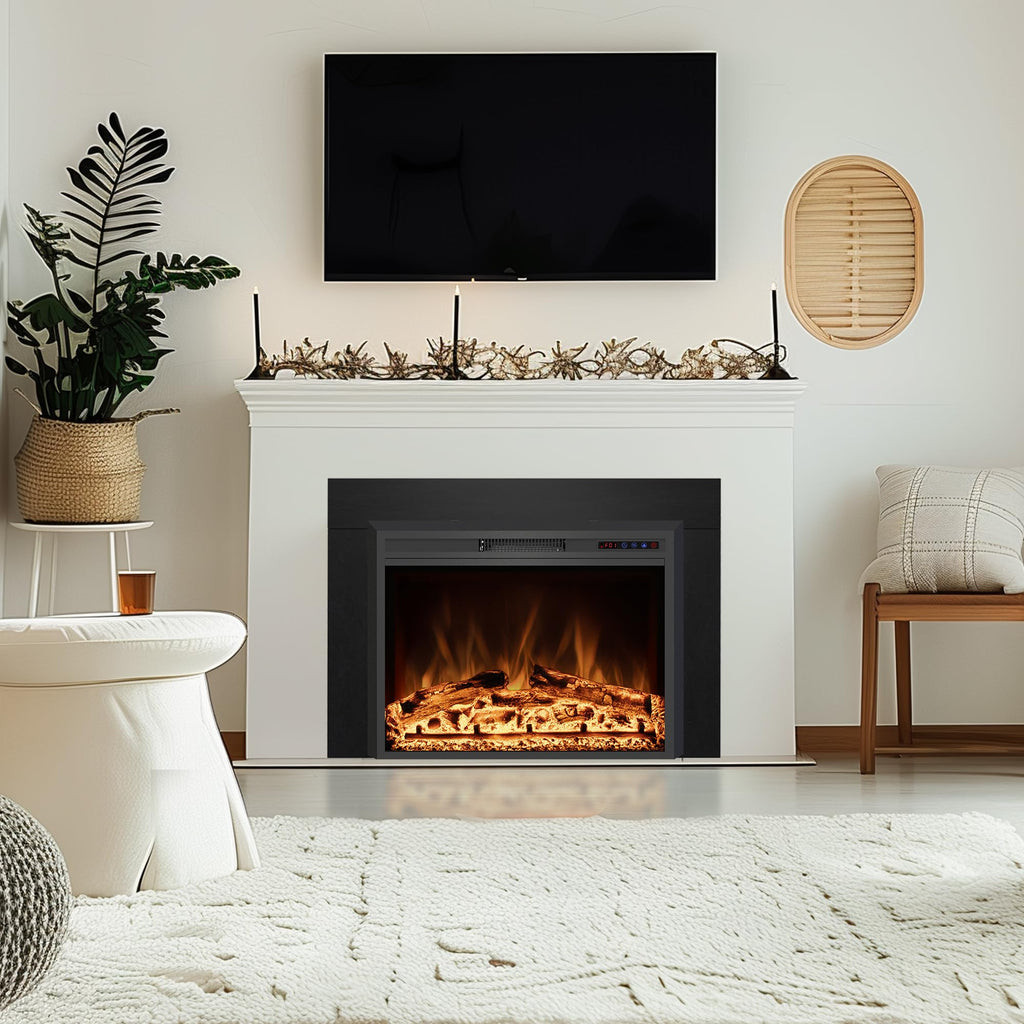 Black Electric Fireplace Trim E9836