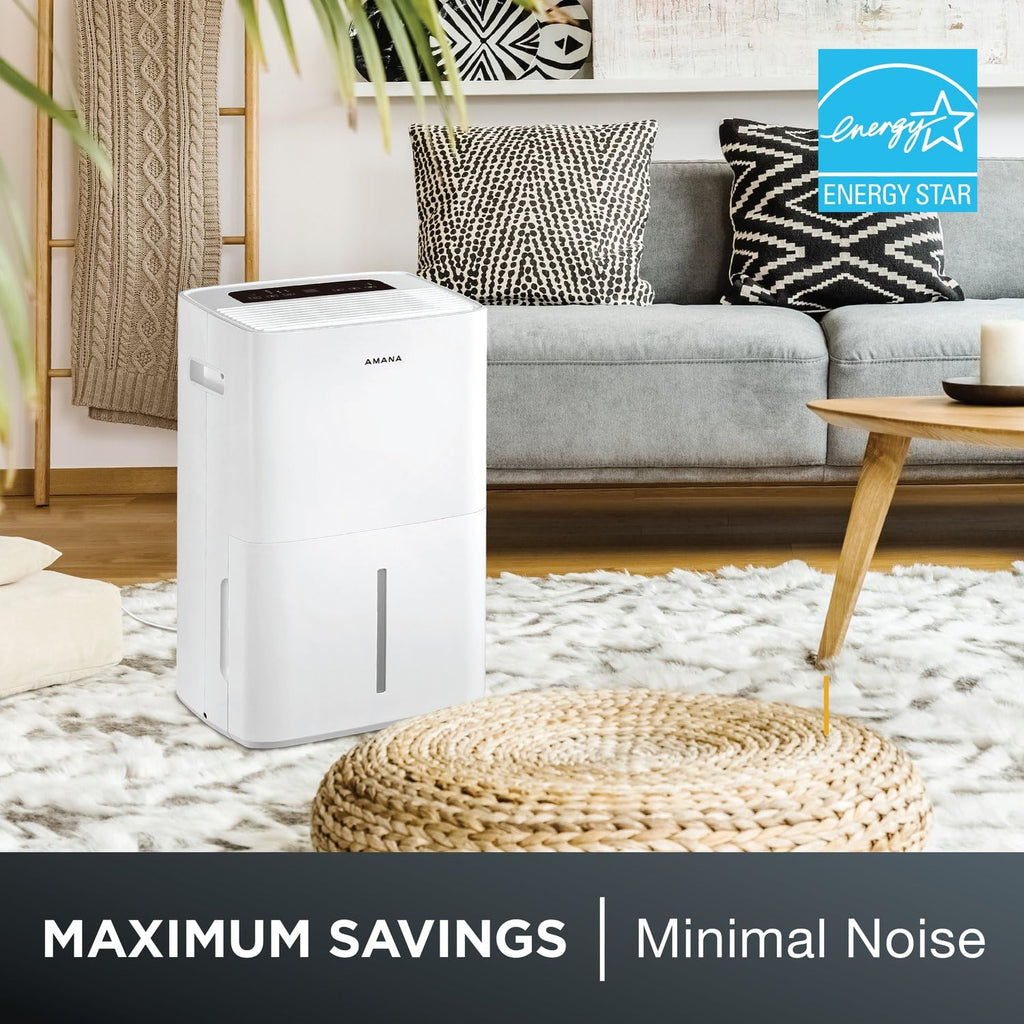 50-Pint Dehumidifier with 3 Speeds and Timer E160