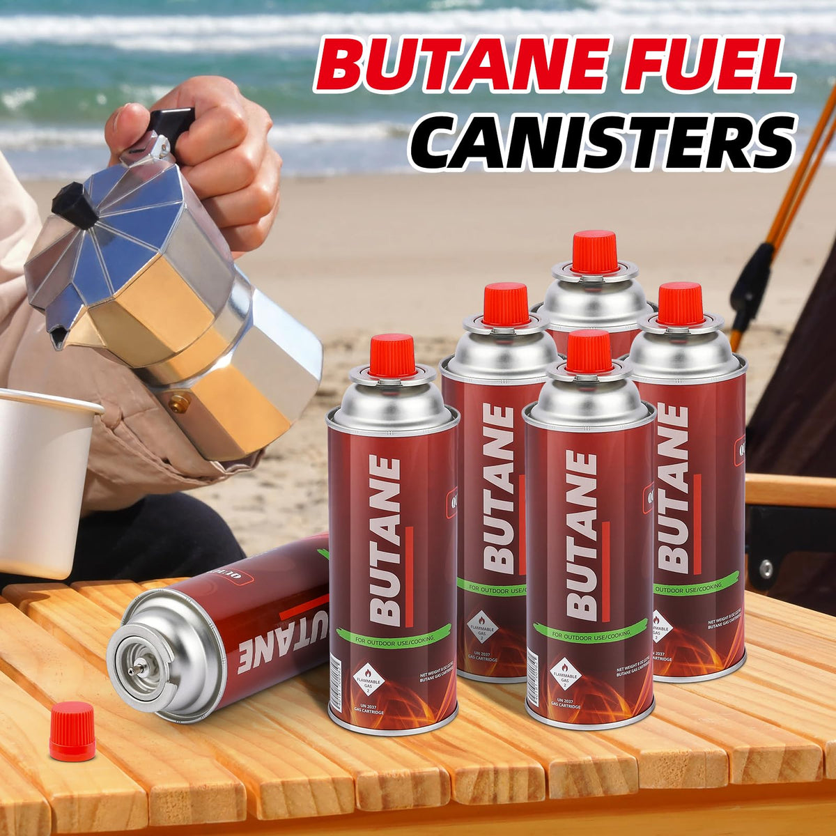 Butane 8 Ounce Canister 24 Pack K9048
