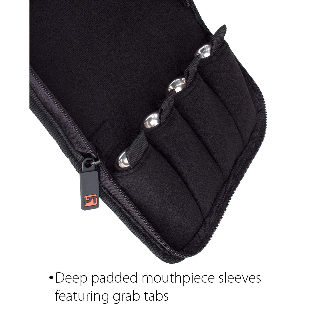 Nylon Trumpet Mouthpiece Pouch with Zipper Closure Z206