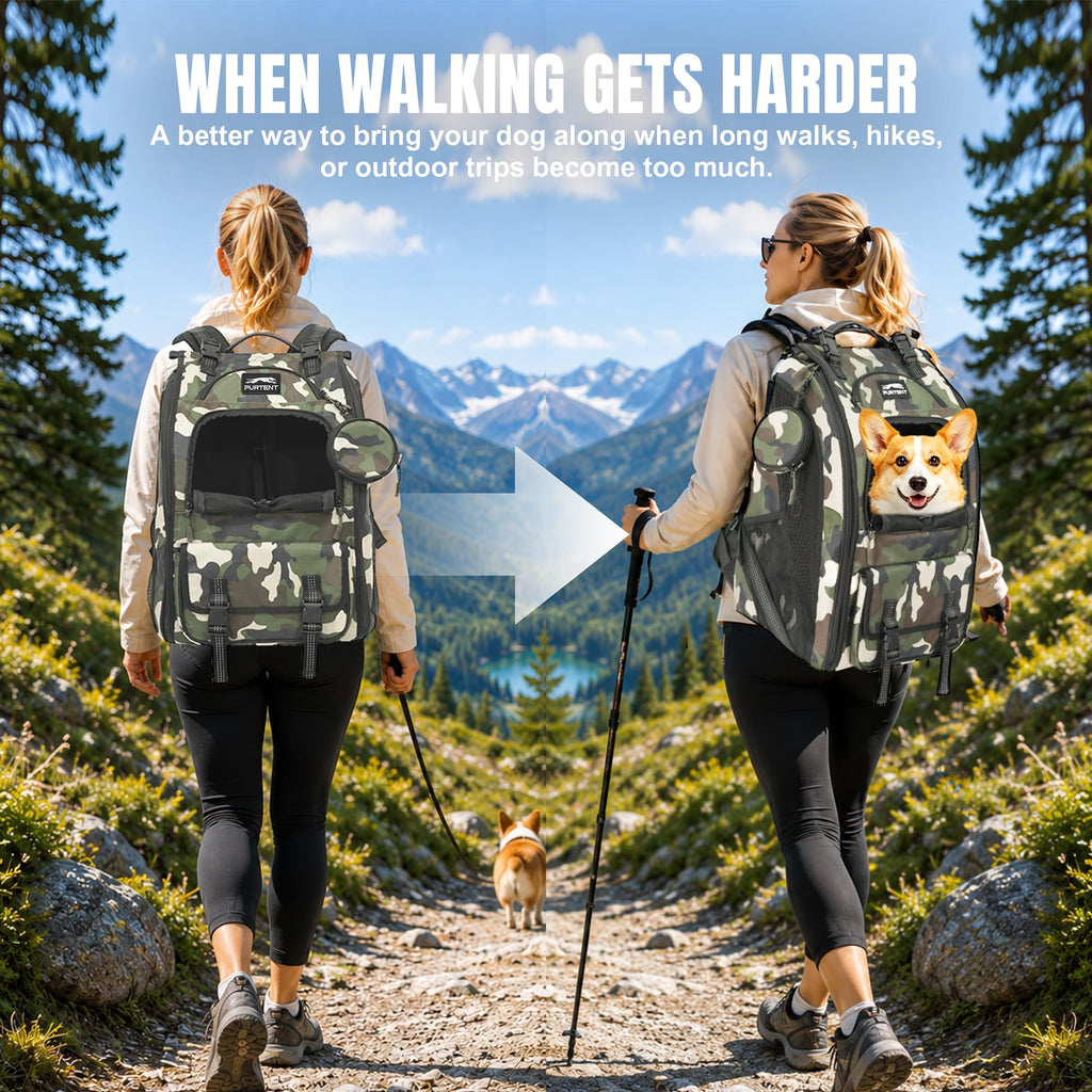 Dog Backpack Carrier Up to 20 lb H4238
