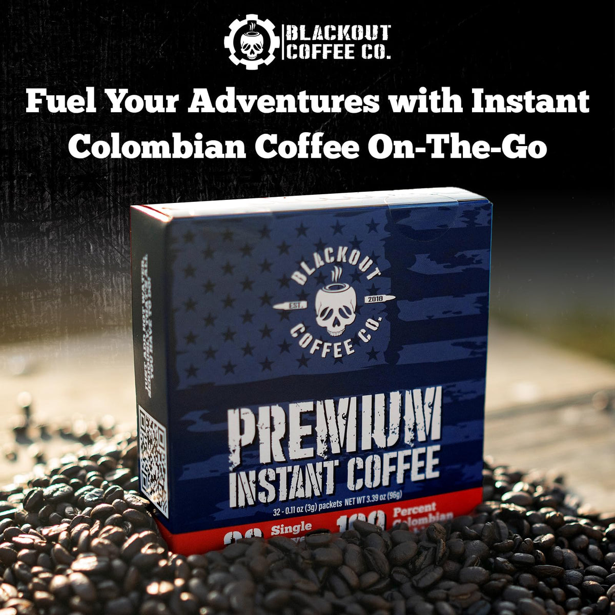 Colombian Arabica Instant Coffee Medium Roast 32 Count T32726