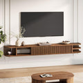 71" Solid Wood Floating TV Stand X6320