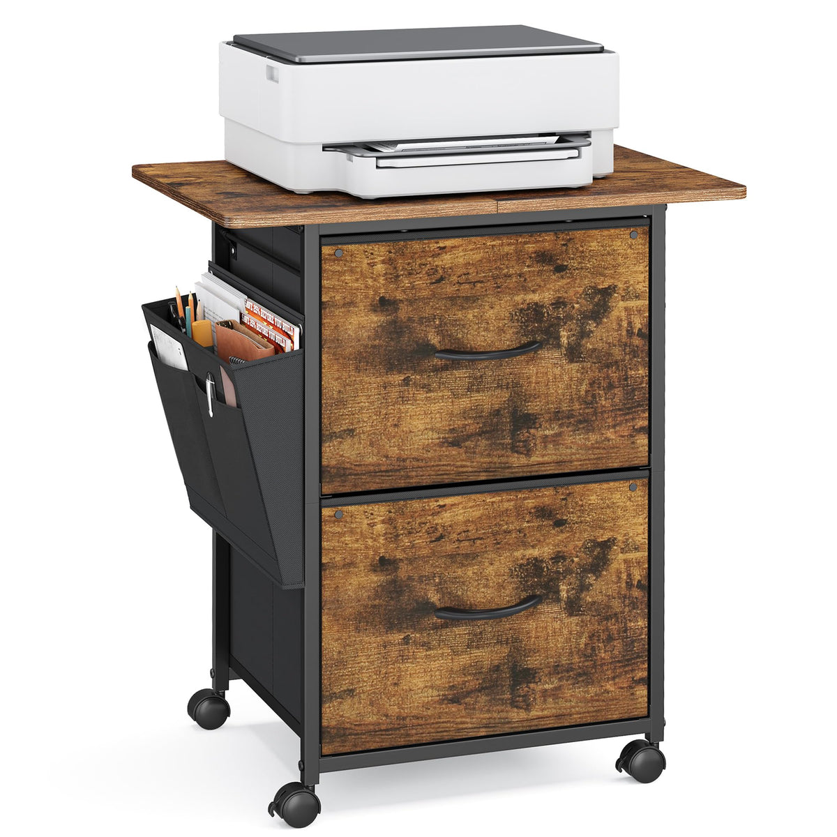 2-Drawer File Cabinet with Storage B500
