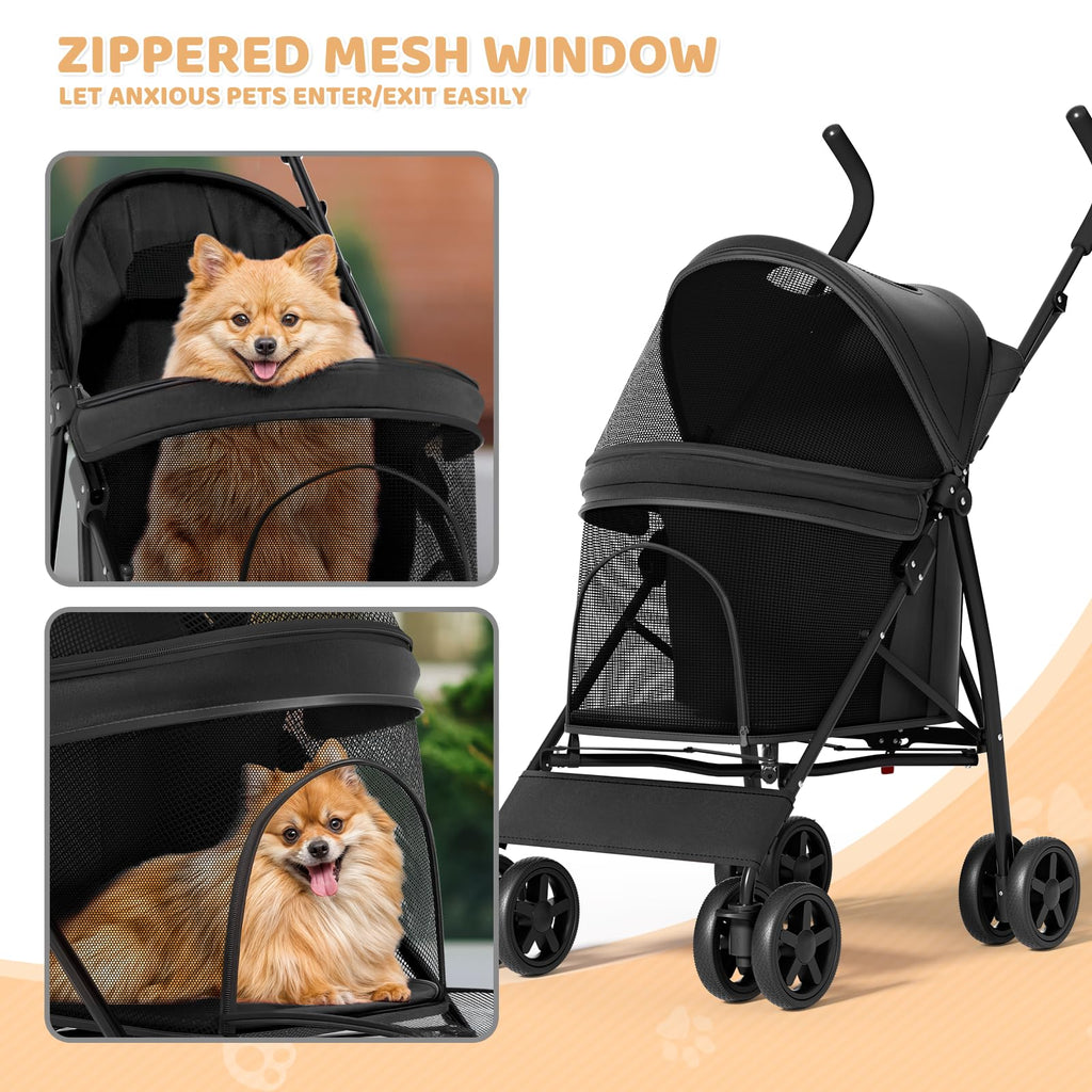 Compact Fold Pet Travel Stroller T400