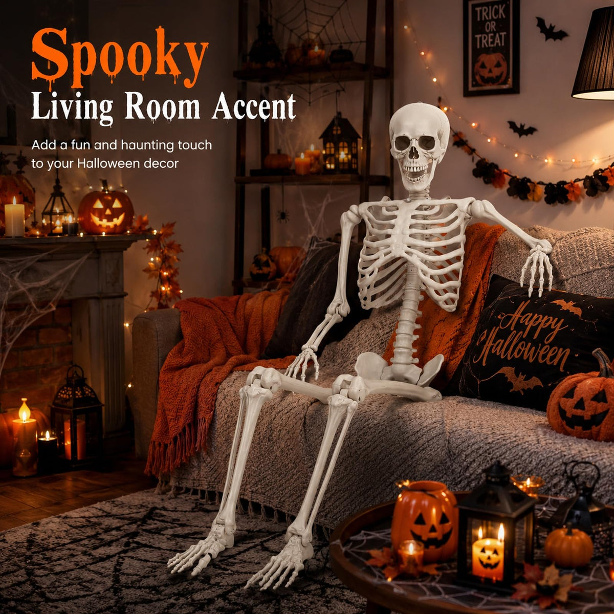 Life Size Posable Skeleton Prop C34453