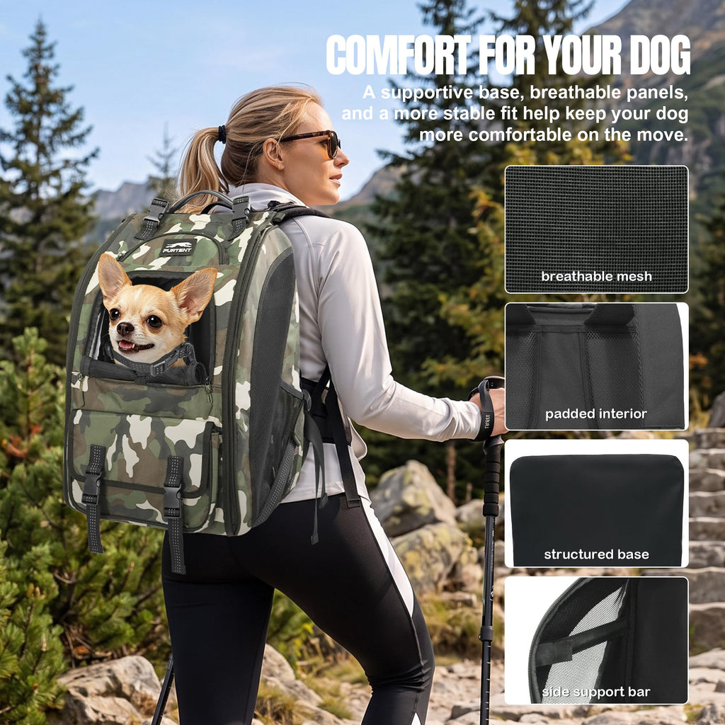 Dog Backpack Carrier Up to 20 lb H4238
