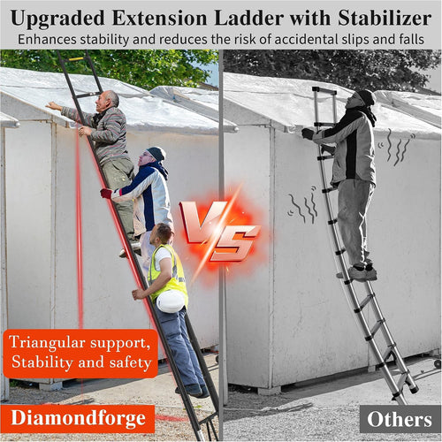 16.5 FT 330 Lbs Aluminum Telescoping Ladder S129257