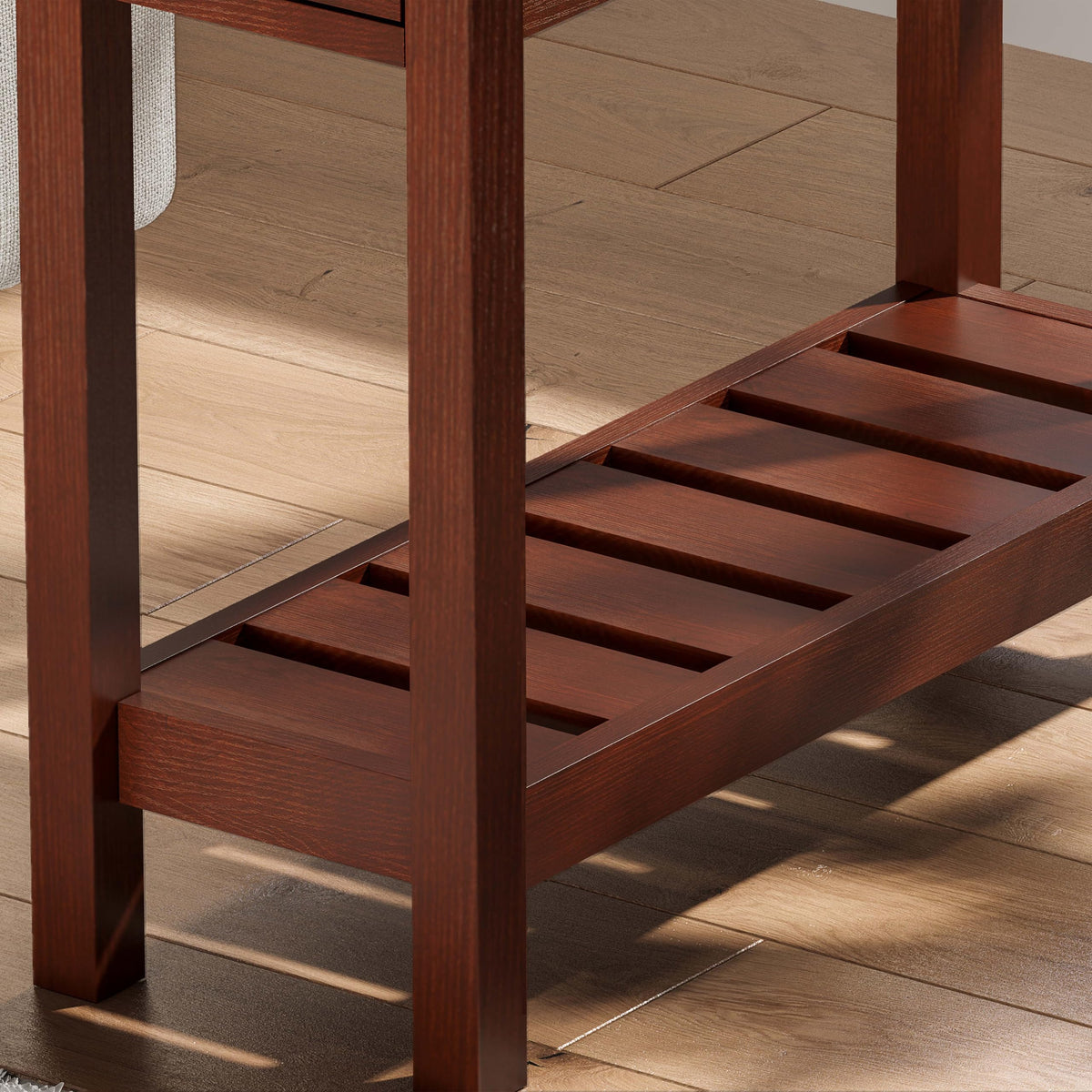 Narrow Side Table with Drawer Set of 2 K1837